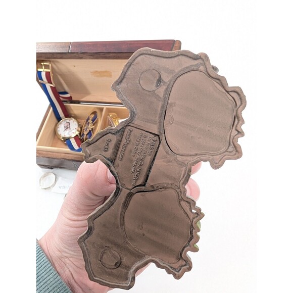 Junk Drawer Mens Lot Vintage Sterling Ring Cufflinks Watches Horse Office in Box - Picture 4 of 16